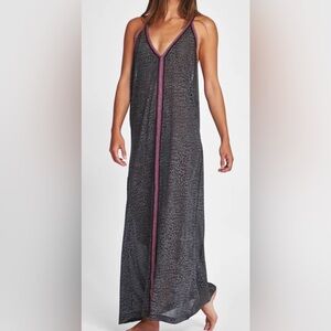 Brand New Pitusa Black Cheetah Print Sundress in Size Petite